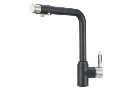 Кухонный смеситель GRANULA 2301, ШВАРЦ