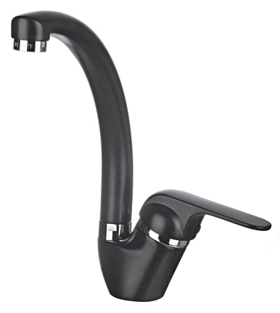 Кухонный смеситель GRANULA 2024, ЧЁРНЫЙ