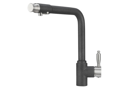 Кухонный смеситель GRANULA 2301, ГРАФИТ