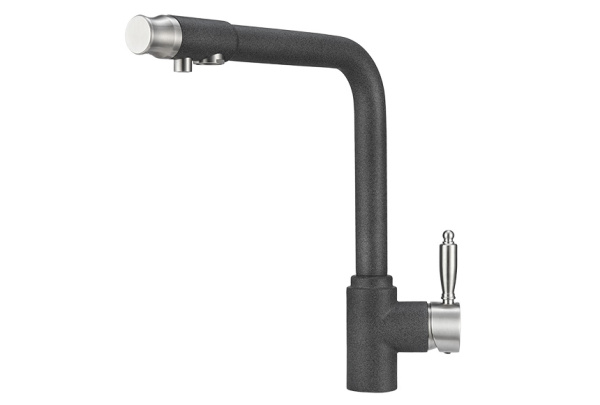 Кухонный смеситель GRANULA 2301, ГРАФИТ