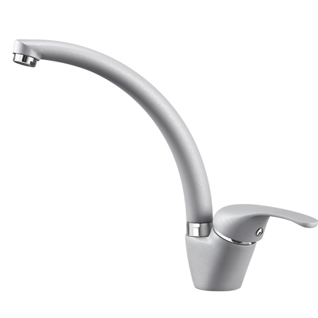 Кухонный смеситель GRANULA 2024, АЛЮМИНИУМ