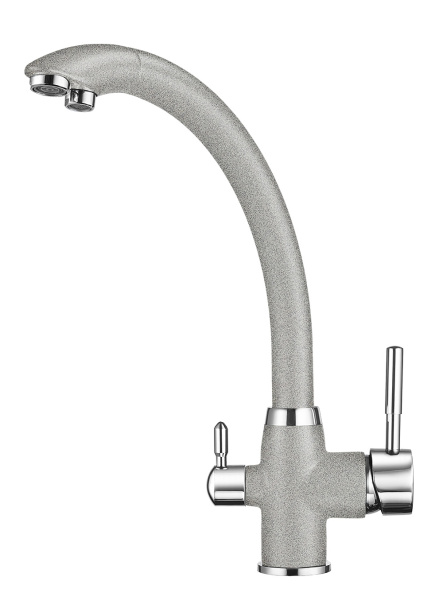 Кухонный смеситель GRANULA 2167, БАЗАЛЬТ