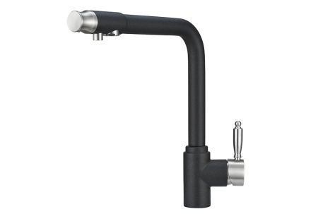 Кухонный смеситель GRANULA 2301, ЧЕРНЫЙ