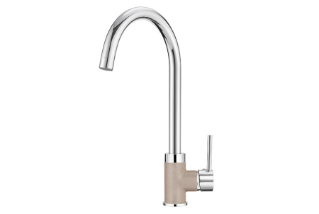 Кухонный смеситель GRANULA 3125, XРОМ/АНТИК (БЕЖЕВЫЙ)