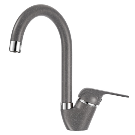 Кухонный смеситель GRANULA 1024, ГРАФИТ (ЧЁРНО-СЕРЫЙ)