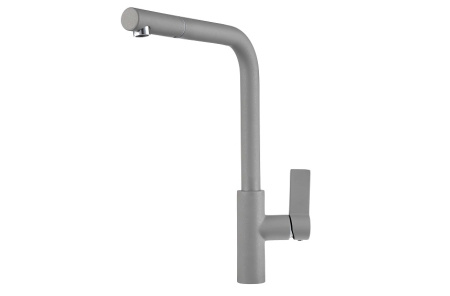 Кухонный смеситель GRANULA 2502, АЛЮМИНИУМ