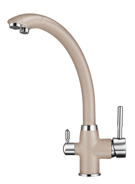 Кухонный смеситель GRANULA 2167 АНТИК(БЕЖЕВЫЙ) СМЕСИТЕЛЬ КУХОННЫЙ