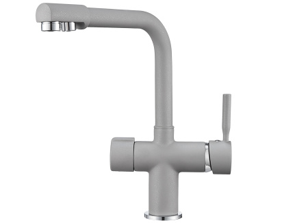 Кухонный смеситель GRANULA 2088, АЛЮМИНИУМ