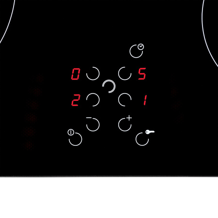 KRONA DOLCE 60 BL электрическая варочная поверхность (независимая)