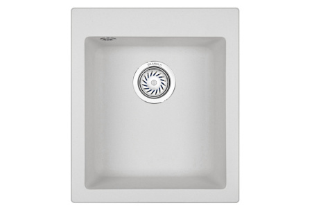 Кухонная мойка GRANULA 4201, АРКТИК (БЕЛЫЙ), кварц