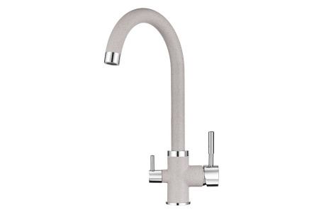 Кухонный смеситель GRANULA 2168, АНТИК (БЕЖЕВЫЙ)