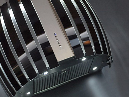 Falmec Design+ PRESTIGE 65 inox vetro nero (800)