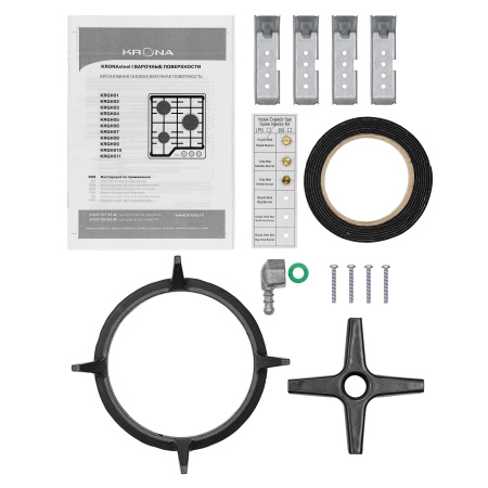 KRONA CORNIOLA 45 BL газовая варочная поверхность (независимая)