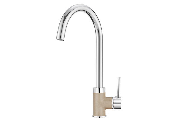 Кухонный смеситель GRANULA 3125, XРОМ/ПЕСОК