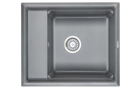 Кухонная мойка GRANULA KS-6004, АЛЮМИНИУМ, кварц