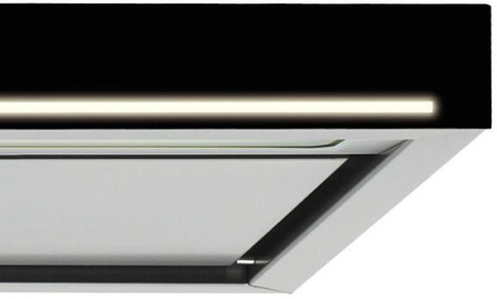 Falmec Design BLADE isola 90 inox vetro nero (800)