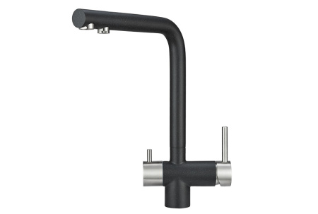 Кухонный смеситель GRANULA 2305, ЧЕРНЫЙ