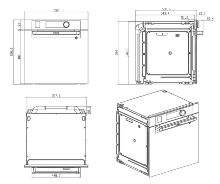 Многофункциональный духовой шкаф De Dietrich DOP7230X