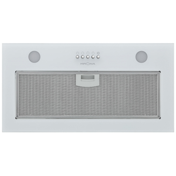 KRONA LUISA 600 GLASS WHITE PB вытяжка кухонная
