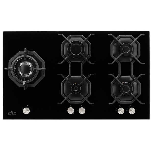 KRONA GRANDE 90 BL газовая варочная поверхность (независимая)