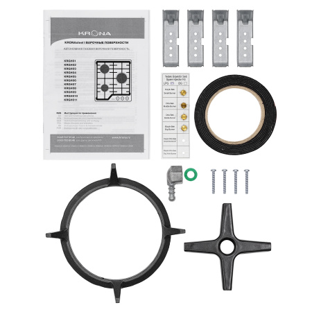 KRONA CORNIOLA 60 BL газовая варочная поверхность (независимая)