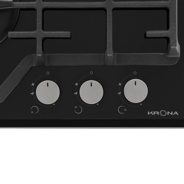 KRONA CORNIOLA 45 BL газовая варочная поверхность (независимая)
