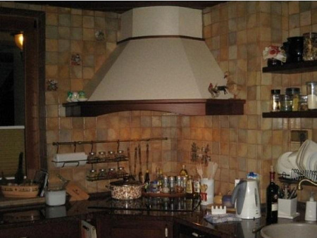 Falmec Classic MIMOSA angolo 100*100 noce (600)