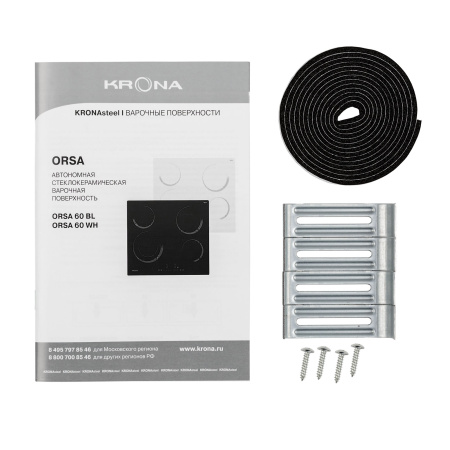 KRONA ORSA 60 BL электрическая варочная поверхность (независимая)